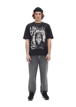 Cropp - Czarna koszulka z nadrukiem The Notorious B.I.G. - czarny ze sklepu Cropp w kategorii T-shirty męskie - zdjęcie 170127443