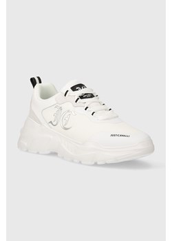 Just Cavalli sneakersy kolor biały 76QA3SL7 ze sklepu ANSWEAR.com w kategorii Buty sportowe męskie - zdjęcie 170128854