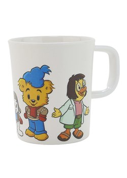 Rätt Start Kubek &quot;Bamse Vulcano Island&quot; w kolorze białym - wys. 10,5 cm - 250 ml ze sklepu Limango Polska w kategorii Naczynia dziecięce - zdjęcie 170132662