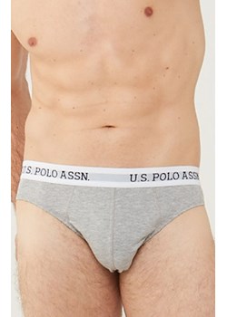 U.S Polo Assn. szare slipy męskie 80452, Kolor szary, Rozmiar S, U.S. POLO ASSN ze sklepu Intymna w kategorii Majtki męskie - zdjęcie 170137212