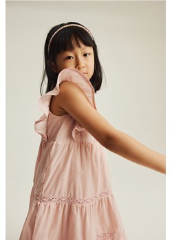 H & M - Sukienka z koronkowymi detalami - Pomarańczowy ze sklepu H&M w kategorii Sukienki dziewczęce - zdjęcie 170148082