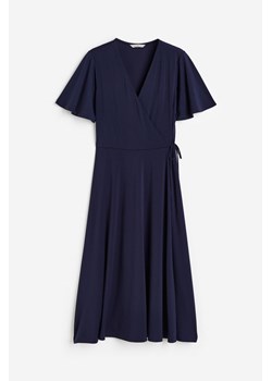 H & M - Kopertowa sukienka z dżerseju - Niebieski ze sklepu H&M w kategorii Sukienki - zdjęcie 170148154