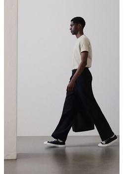 H & M - Bawełniany T-shirt Slim Fit - Beżowy ze sklepu H&M w kategorii T-shirty męskie - zdjęcie 170148183