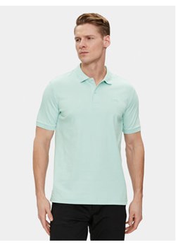 Calvin Klein Polo Smooth K10K111657 Zielony Slim Fit ze sklepu MODIVO w kategorii T-shirty męskie - zdjęcie 170149162