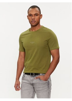 Guess T-Shirt Aidy M2YI72 I3Z14 Zielony Slim Fit ze sklepu MODIVO w kategorii T-shirty męskie - zdjęcie 170149183
