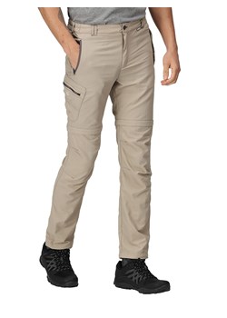 Regatta Spodnie funkcyjne &quot;Leesville II Zip-Off&quot; w kolorze beżowym ze sklepu Limango Polska w kategorii Spodnie męskie - zdjęcie 170149860