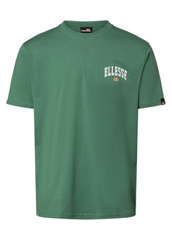 ellesse Koszulka męska - Harvardo Mężczyźni Bawełna zielony jednolity ze sklepu vangraaf w kategorii T-shirty męskie - zdjęcie 170150902