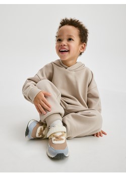Reserved - Dzianinowy komplet oversize - beżowy ze sklepu Reserved w kategorii Dresy dla niemowlaka - zdjęcie 170152001