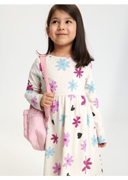 Sinsay - Sukienka z marszczeniami - kremowy ze sklepu Sinsay w kategorii Sukienki dziewczęce - zdjęcie 170152822