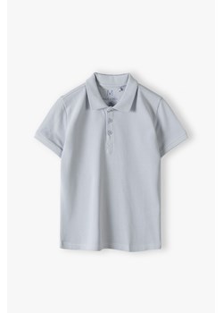 T-shirt polo dla chłopca - niebieski - Max&Mia ze sklepu 5.10.15 w kategorii T-shirty chłopięce - zdjęcie 170154512