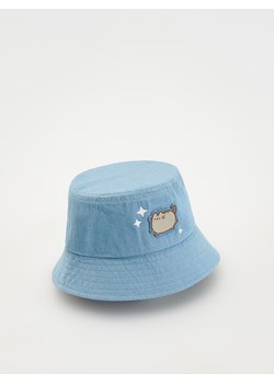 Reserved - Kapelusz bucket hat Pusheen - jasnoniebieski ze sklepu Reserved w kategorii Czapki dziecięce - zdjęcie 170155470
