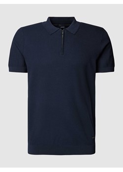 Koszulka polo o kroju regular fit z zamkiem błyskawicznym model ‘Vancro’ ze sklepu Peek&Cloppenburg  w kategorii T-shirty męskie - zdjęcie 170169073