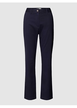 Chinosy o kroju slim fit w jednolitym kolorze ze sklepu Peek&Cloppenburg  w kategorii Spodnie damskie - zdjęcie 170174650
