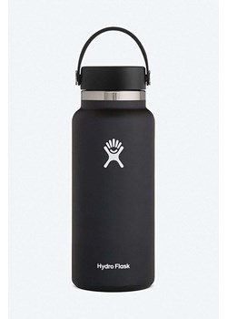 Hydro Flask kolor czarny ze sklepu ANSWEAR.com w kategorii Bidony i butelki - zdjęcie 170175872