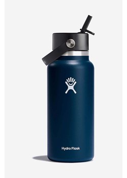 Hydro Flask kolor granatowy ze sklepu ANSWEAR.com w kategorii Bidony i butelki - zdjęcie 170175873