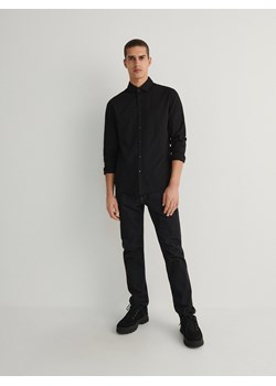 Reserved - Koszula slim fit - czarny ze sklepu Reserved w kategorii Koszule męskie - zdjęcie 170176480
