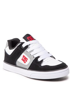 Sneakersy DC Pure ADBS300267 White/Black/Red (Wbd) ze sklepu eobuwie.pl w kategorii Trampki dziecięce - zdjęcie 170186231