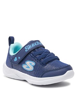 Sneakersy Skechers Easy Peasy 302885N/BLTQ Blue/Turquoise ze sklepu eobuwie.pl w kategorii Buty sportowe dziecięce - zdjęcie 170186244