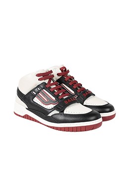 Bally Sneakersy "Kuper-T" | 6230961 | Kuper-T | Mężczyzna | Czarny, Biały, Czerwony, Bordowy ze sklepu ubierzsie.com w kategorii Buty sportowe męskie - zdjęcie 170207104