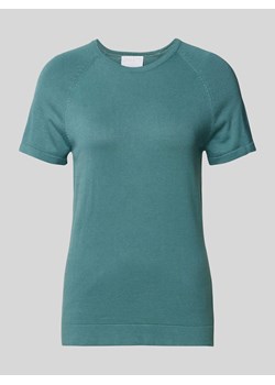 T-shirt z imitacji dzianiny ze sklepu Peek&Cloppenburg  w kategorii Bluzki damskie - zdjęcie 170208552