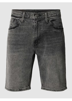 Szorty jeansowe o kroju regular fit z zapięciem na guzik ze sklepu Peek&Cloppenburg  w kategorii Spodenki męskie - zdjęcie 170208601
