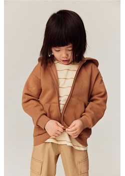 H & M - Rozpinana bluza z kapturem - Pomarańczowy ze sklepu H&M w kategorii Bluzy chłopięce - zdjęcie 170209762