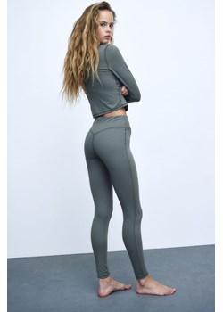 H & M - Sportowe legginsy - Zielony ze sklepu H&M w kategorii Spodnie damskie - zdjęcie 170209834