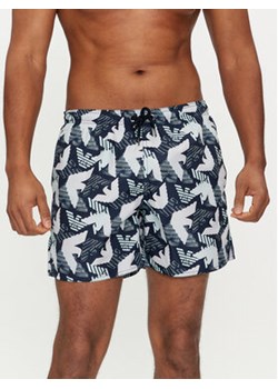 Emporio Armani Underwear Szorty kąpielowe 211740 4R444 62736 Granatowy Regular Fit ze sklepu MODIVO w kategorii Kąpielówki - zdjęcie 170211102