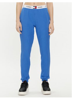 Tommy Jeans Spodnie piżamowe UW0UW05154 Niebieski Regular Fit ze sklepu MODIVO w kategorii Piżamy damskie - zdjęcie 170211141