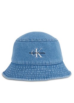 Calvin Klein Kapelusz Denim Bucket K60K611980 Niebieski ze sklepu MODIVO w kategorii Kapelusze damskie - zdjęcie 170211571