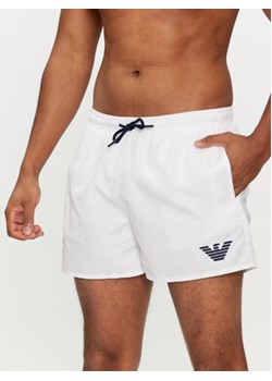 Emporio Armani Underwear Szorty kąpielowe 211752 4R438 00010 Biały Regular Fit ze sklepu MODIVO w kategorii Kąpielówki - zdjęcie 170211592