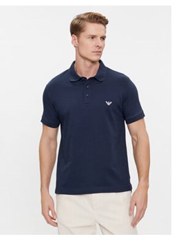 Emporio Armani Underwear Polo 211804 4R461 06935 Granatowy Regular Fit ze sklepu MODIVO w kategorii T-shirty męskie - zdjęcie 170211620