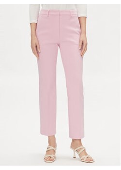 Weekend Max Mara Spodnie materiałowe Basco 2415781051 Różowy Straight Leg ze sklepu MODIVO w kategorii Spodnie damskie - zdjęcie 170212033
