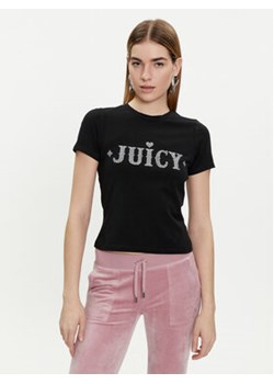 Juicy Couture T-Shirt Ryder Rodeo JCBCT223826 Czarny Slim Fit ze sklepu MODIVO w kategorii Bluzki damskie - zdjęcie 170212160