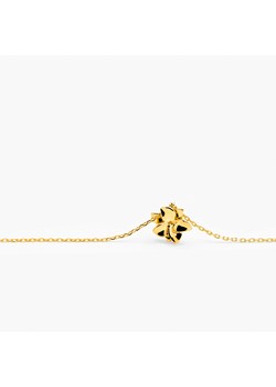 bransoletka z kwiatkiem srebrna pozłacana ze sklepu ANIA KRUK w kategorii Bransoletki - zdjęcie 170213060