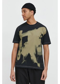 Diesel t-shirt bawełniany męski kolor czarny z nadrukiem ze sklepu ANSWEAR.com w kategorii T-shirty męskie - zdjęcie 170216021