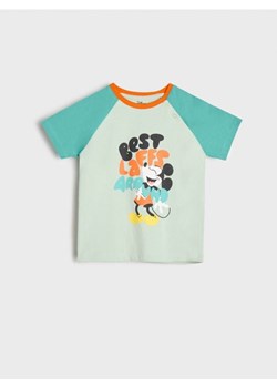 Sinsay - Koszulka Myszka Miki - zielony ze sklepu Sinsay w kategorii T-shirty chłopięce - zdjęcie 170217314
