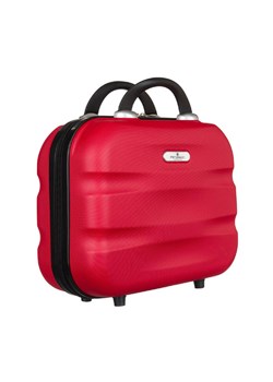 Pojemny kuferek podróżny z mocowaniem do walizki — Peterson czerwony unisex ze sklepu 5.10.15 w kategorii Torby podróżne - zdjęcie 170217913