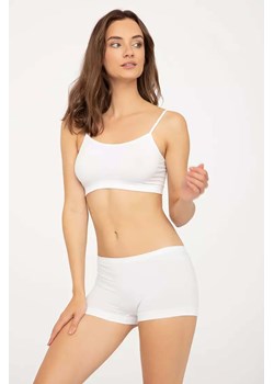 Bawełniane majtki damskie typu szorty białe Gatta ze sklepu 5.10.15 w kategorii Majtki damskie - zdjęcie 170217992