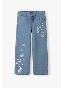 Jeansowe spodnie wide leg - Lincoln&Sharks ze sklepu 5.10.15 w kategorii Spodnie dziewczęce - zdjęcie 170218051