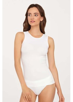 Bezszwowa koszulka damska na ramiączkach biała Gatta ze sklepu 5.10.15 w kategorii Podkoszulki i halki - zdjęcie 170218060