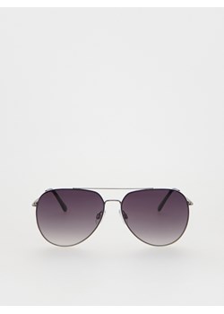 Reserved - Okulary przeciwsłoneczne awiatorki - ciemnoszary ze sklepu Reserved w kategorii Okulary przeciwsłoneczne męskie - zdjęcie 170219162