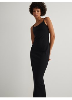 Reserved - Dzianinowa sukienka midi - czarny ze sklepu Reserved w kategorii Sukienki - zdjęcie 170219770