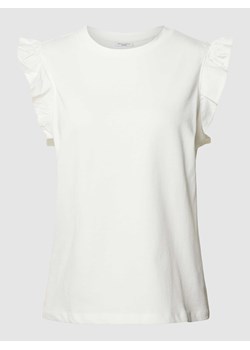 T-shirt z dołem obszytym falbaną ze sklepu Peek&Cloppenburg  w kategorii Bluzki damskie - zdjęcie 170220444