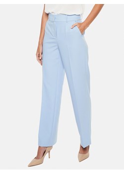 Błękitne spodnie damskie w kant Potis & Verso Maurin ze sklepu Eye For Fashion w kategorii Spodnie damskie - zdjęcie 170220783
