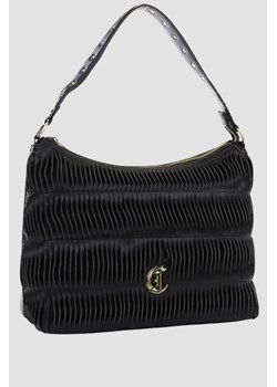 JUST CAVALLI Czarna torebka Range F Gothic Woving ze sklepu outfit.pl w kategorii Torby Shopper bag - zdjęcie 170221534