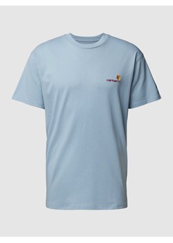 T-shirt z wyhaftowanym logo model ‘American Script’ ze sklepu Peek&Cloppenburg  w kategorii T-shirty męskie - zdjęcie 170221911
