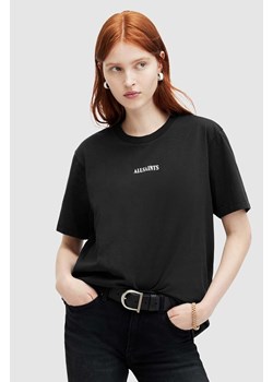 AllSaints t-shirt bawełniany FORTUNA damski kolor czarny ze sklepu ANSWEAR.com w kategorii Bluzki damskie - zdjęcie 170223080