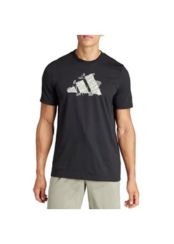 Koszulka adidas Aeroready Tennis Logo Slam Graphic IS2419 - czarna ze sklepu streetstyle24.pl w kategorii T-shirty męskie - zdjęcie 170225083