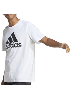 Koszulka adidas Essentials Single Jersey Big Logo IC9349 - biała ze sklepu streetstyle24.pl w kategorii T-shirty męskie - zdjęcie 170225084